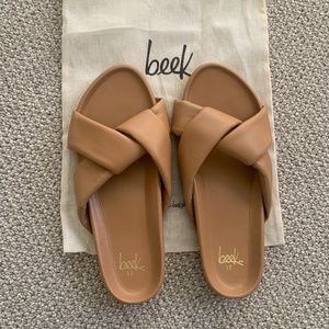 BEEK molded leather sandals